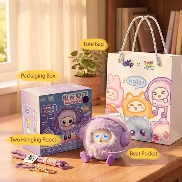 Conversational AI plush toy